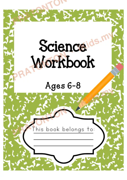 Pratonton muka 1 lembaran Level1 Science Workbook — Sains Anak Istimewa