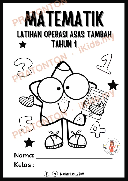 Pratonton muka 1 lembaran MATEMATIK — Matematik Tahun 1