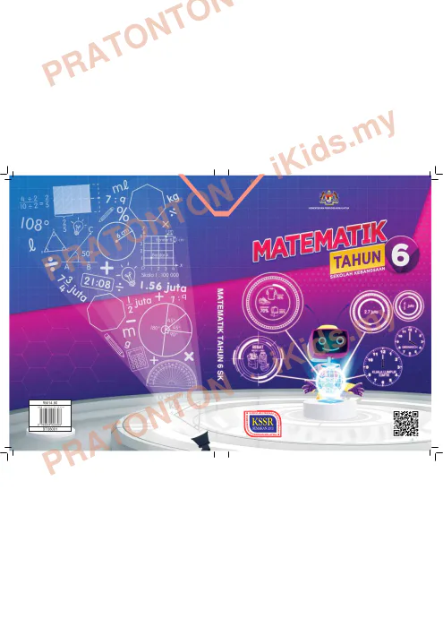 Pratonton muka 1 lembaran MATEMATIK T6 SK (SEMAKAN 2017) PART 1 — Matematik Tahun 6