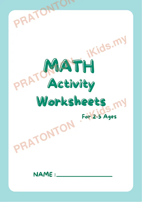 Pratonton muka 1 lembaran Math Activity Worksheets — Matematik Tahun 3
