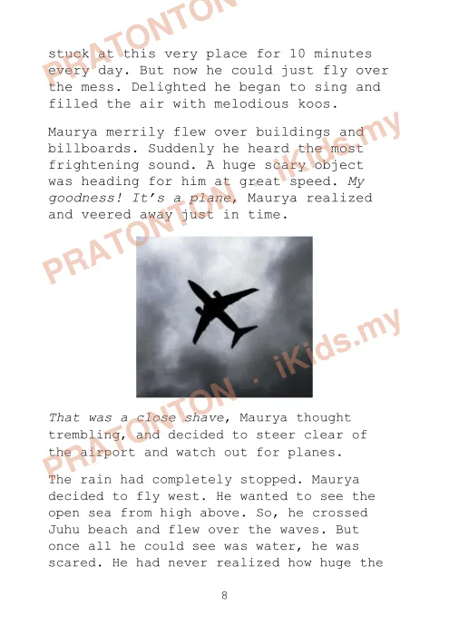 Pratonton muka 7 lembaran Maurya s Magical Monsoon Morning — Bahasa Inggeris Tahun 3