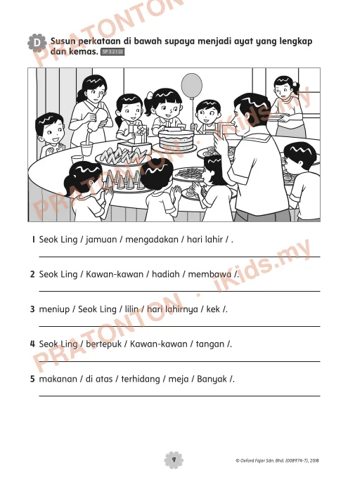 Pratonton muka 3 lembaran Modul Bahasa Melayu — Bahasa Melayu Tahun 3