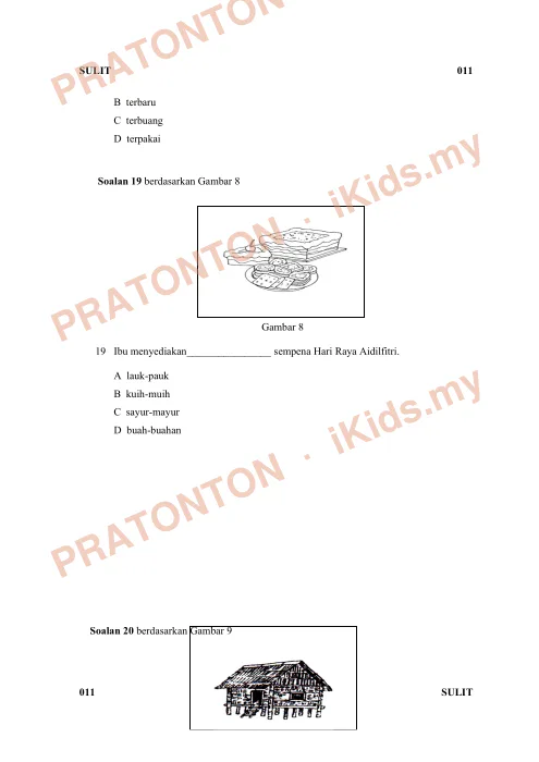 Pratonton muka 7 lembaran Modul Bahasa Melayu — Bahasa Melayu Tahun 4