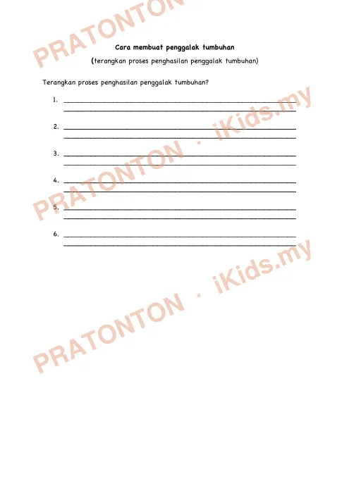 Pratonton muka 3 lembaran Modul Bahasa Melayu Unit 20 — Bahasa Melayu Tahun 4