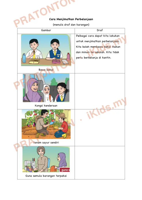 Pratonton muka 4 lembaran Modul Bahasa Melayu Unit 22 — Bahasa Melayu Tahun 4