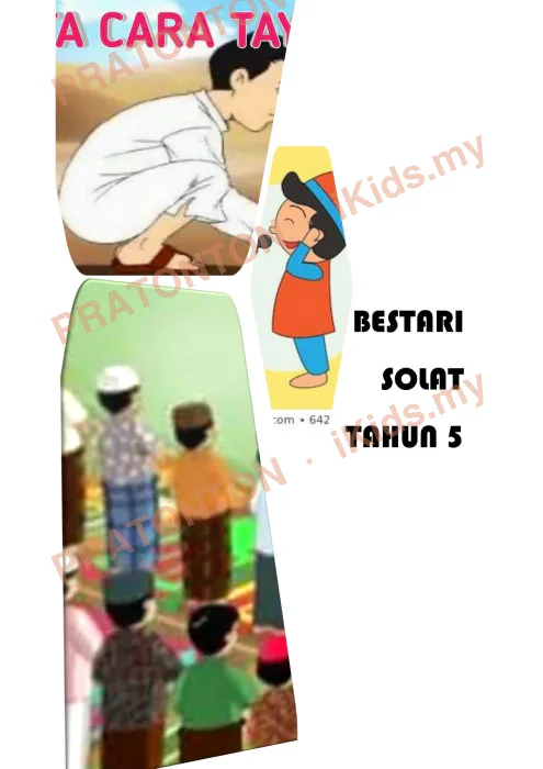 Pratonton muka 1 lembaran Modul Bestari Solat Tahun 5 — Pendidikan Islam Tahun 5