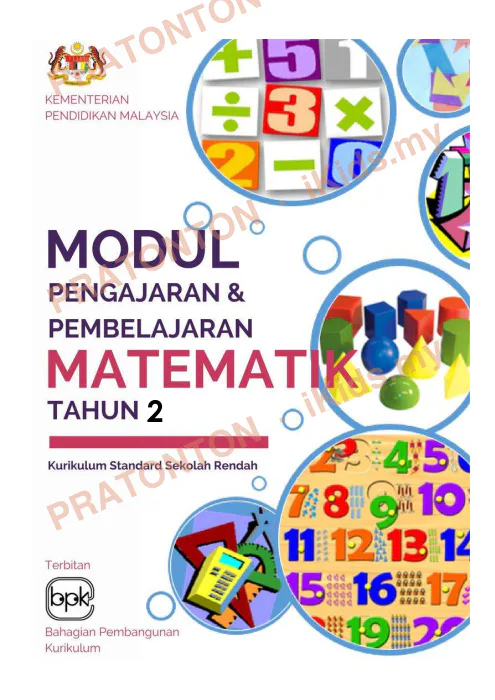 Pratonton muka 1 lembaran Modul Matematik 10 — Matematik Tahun 2