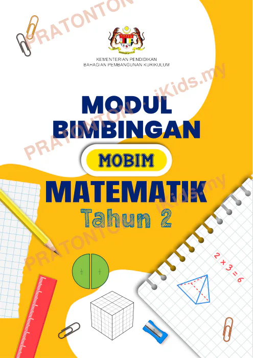 Pratonton muka 1 lembaran Modul Matematik 20 — Matematik Tahun 2