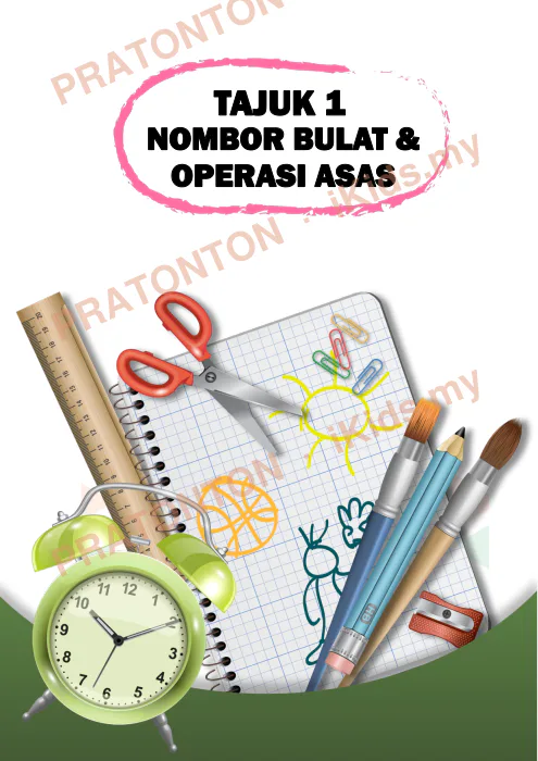 Pratonton muka 1 lembaran Modul Matematik Tahun 5 — Tajuk 1: Nombor Bulat dan Operasi Asas — Matematik Tahun 5