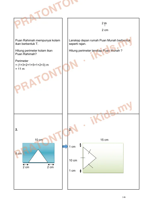 Pratonton muka 15 lembaran Modul Matematik Tahun 5 — Tajuk 6: Ruang — Matematik Tahun 5