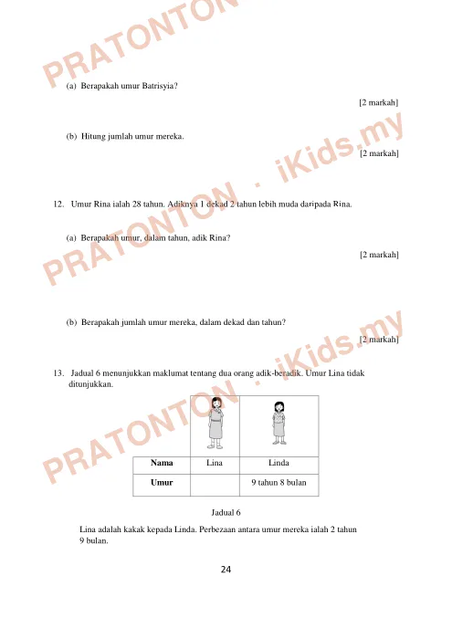 Pratonton muka 56 lembaran Modul Matematik Tahun 6 — Melaka Gemilang 2017 — Matematik Tahun 6