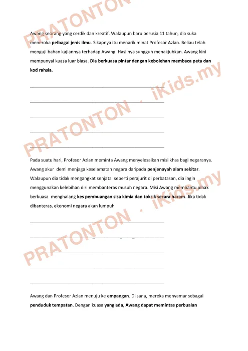 Pratonton muka 5 lembaran Modul PdPR Bahasa Melayu Tahun 5 — Unit 14: Sayangi Malaysia — Bahasa Melayu Tahun 5
