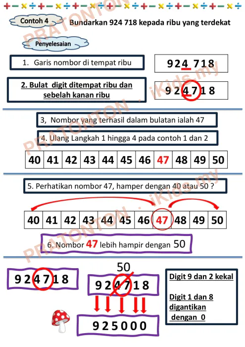 Pratonton muka 8 lembaran Modul PdPR Matematik Tahun 5 — Nombor Bulat (3 Mac) — Matematik Tahun 5
