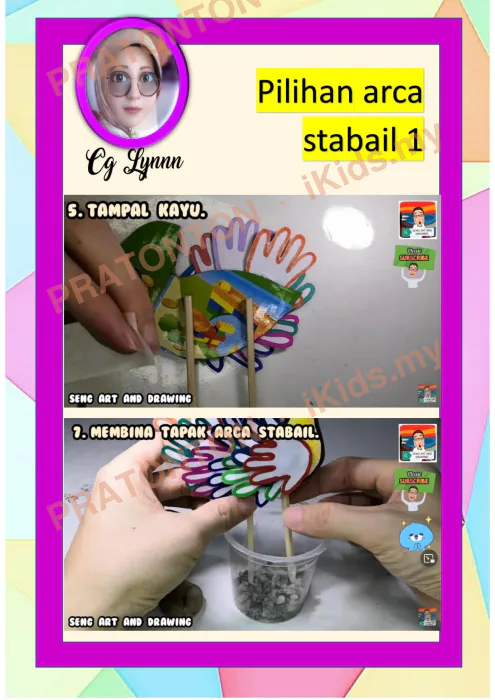 Pratonton muka 11 lembaran Modul PdPR Seni Visual Tahun 5 — Stabail Haiwan Kesayangan (Bahagian 2) — Pendidikan Kesenian Tahun 5