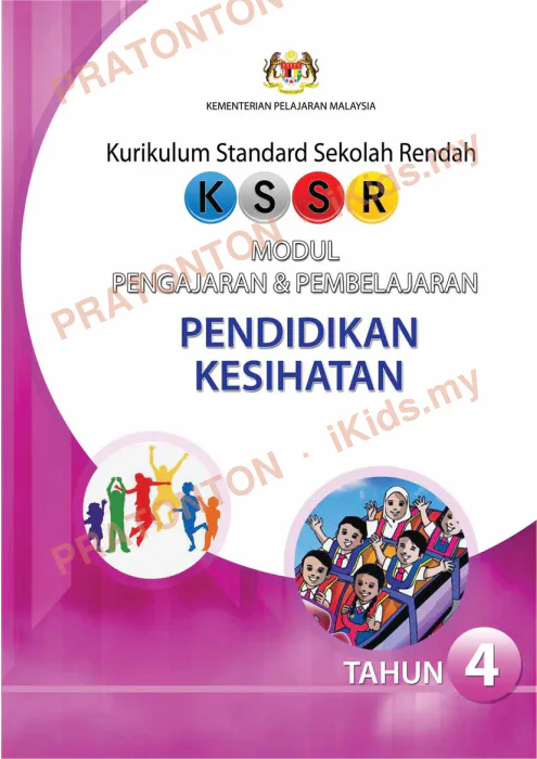 Pratonton muka 1 lembaran Modul Pendidikan Kesihatan 5 — Pendidikan Kesihatan Tahun 4