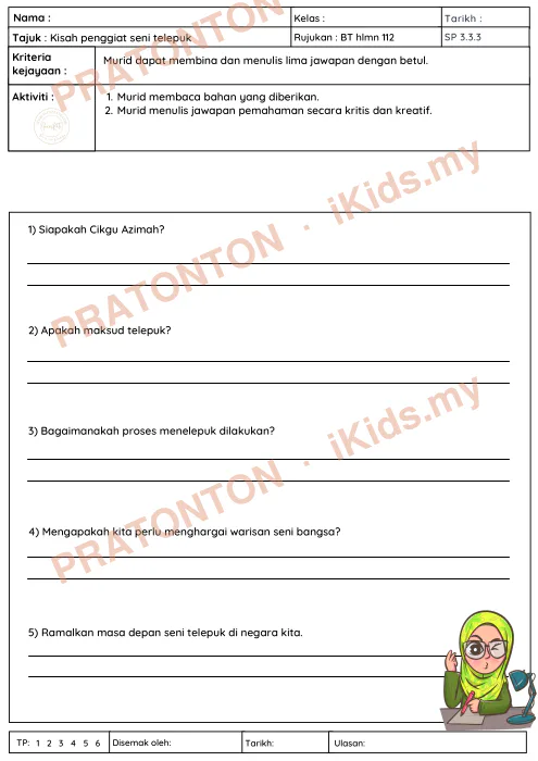 Pratonton muka 2 lembaran Modul Pengajaran dan Pembelajaran di Rumah — Bahasa Melayu Tahun 6 Unit 19 — Bahasa Melayu Tahun 6