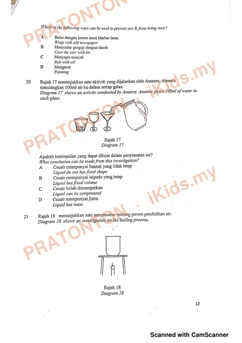 Pratonton muka 13 lembaran Modul Perkembangan Pembelajaran (MPP 1) — Sains Kertas 1 — Sains Tahun 6
