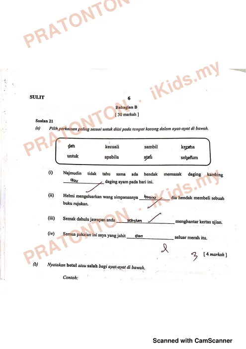 Pratonton muka 5 lembaran Modul Perkembangan Pembelajaran UPSR 2019 — Bahasa Melayu Pemahaman — Bahasa Melayu Tahun 6