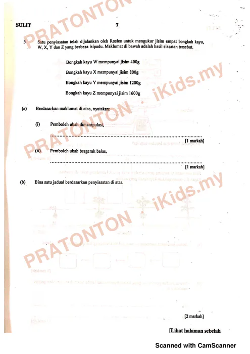 Pratonton muka 6 lembaran Modul Perkembangan Pembelajaran UPSR 2020 — Sains Kertas 2 — Sains Tahun 6
