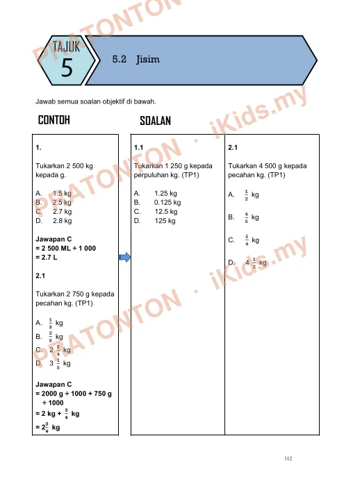 Pratonton muka 113 lembaran Modul Pesona Matematik Tahun 5 — Kementerian Pendidikan Malaysia — Matematik Tahun 5