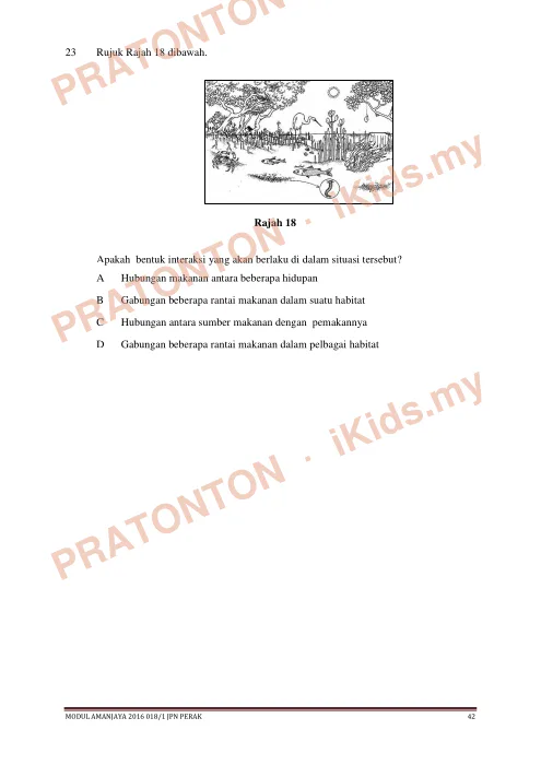 Pratonton muka 14 lembaran Modul Sains 1 — Sains Tahun 4