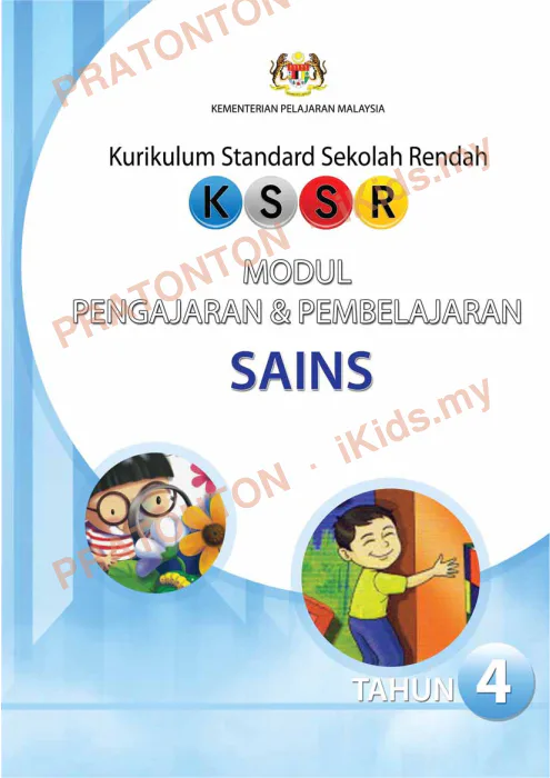 Pratonton muka 1 lembaran Modul Sains 11 — Sains Tahun 4