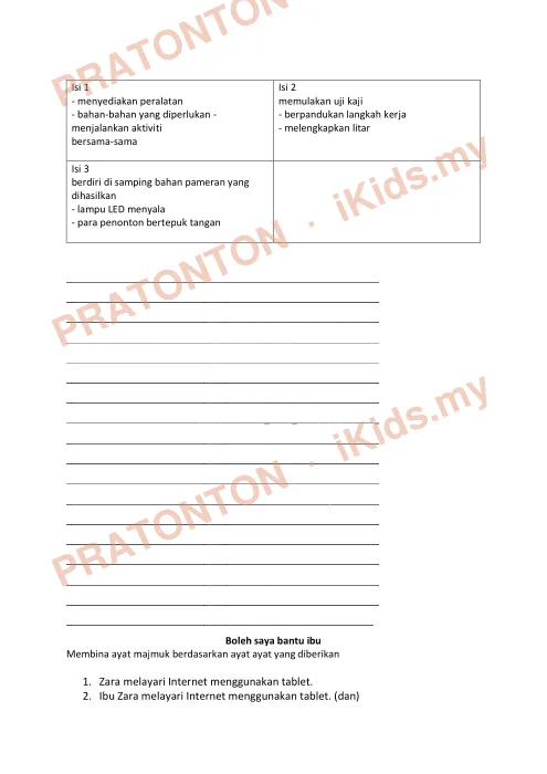 Pratonton muka 3 lembaran Modul Sains — Sains Tahun 4