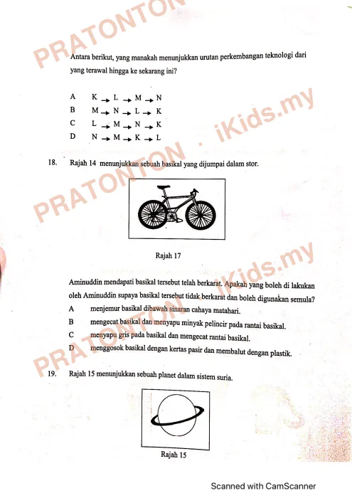 Pratonton muka 9 lembaran Modul Sains — Sains Tahun 4