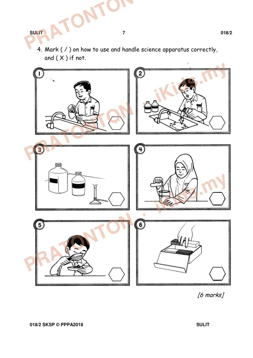 Pratonton muka 7 lembaran Modul Sains 8 — Sains Tahun 3