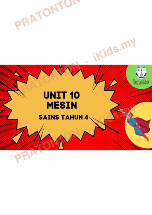 Pratonton muka 1 lembaran Modul Sains 2 — Sains Tahun 4