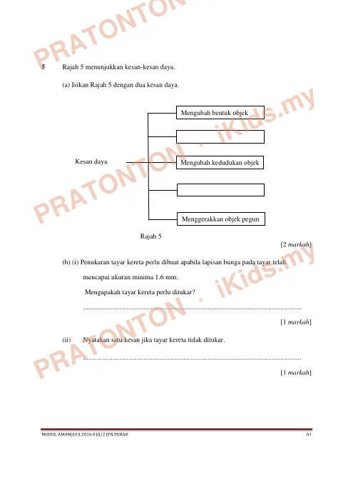 Pratonton muka 6 lembaran Modul Sains 2 — Sains Tahun 4