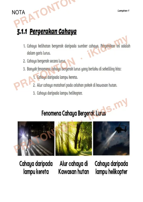 Pratonton muka 4 lembaran Modul Sains 3 — Sains Tahun 4