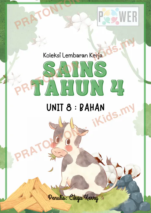 Pratonton muka 1 lembaran Modul Sains 3 — Sains Tahun 4