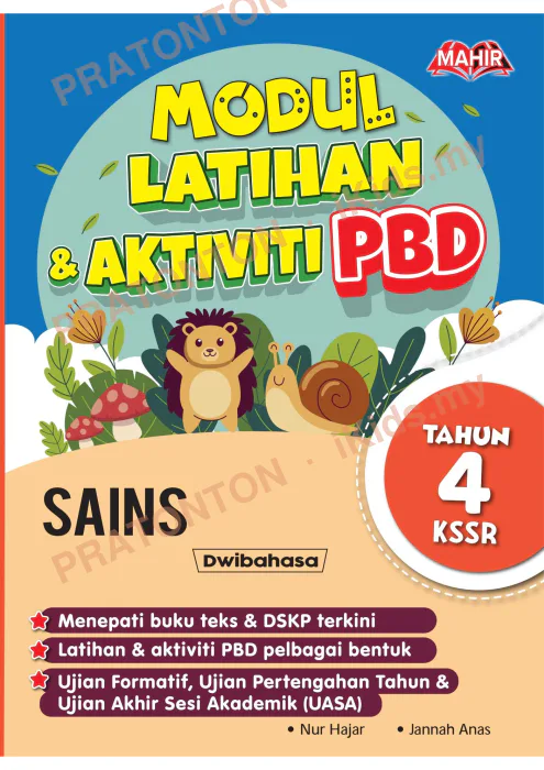 Pratonton muka 1 lembaran Modul Sains 5 — Sains Tahun 4