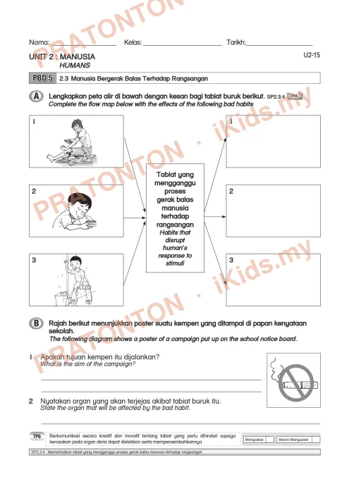 Pratonton muka 7 lembaran Modul Sains 5 — Sains Tahun 4