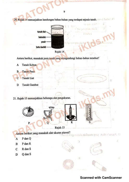 Pratonton muka 9 lembaran Modul Sains 6 — Sains Tahun 4