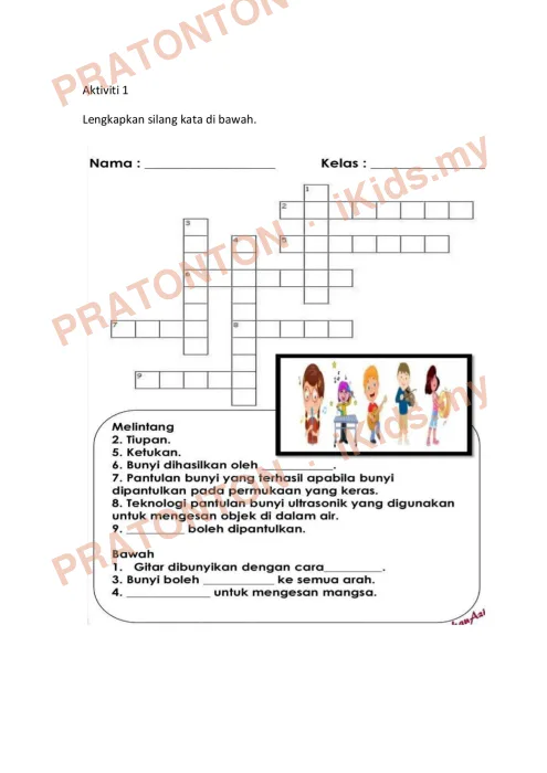 Pratonton muka 6 lembaran Modul Sains 6 — Sains Tahun 4