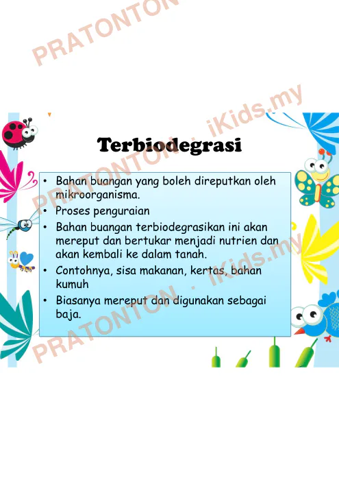 Pratonton muka 11 lembaran Modul Sains Tahun 6 — Unit 31: Bahan Buangan — Sains Tahun 6