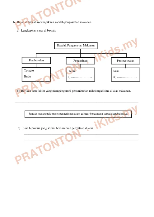 Pratonton muka 29 lembaran Modul Sains UPSR Tahun 6 — Ulang Kaji Cuti Pertengahan Tahun 2018 (Set 2) — Sains Tahun 6