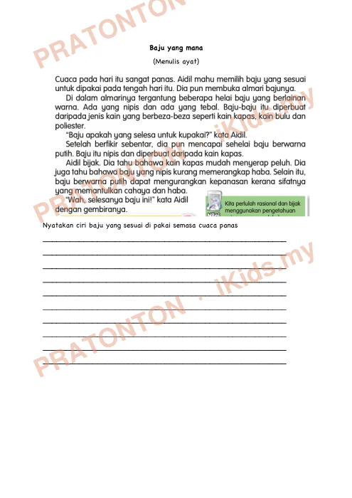 Pratonton muka 3 lembaran Modul Sains — Sains Tahun 4