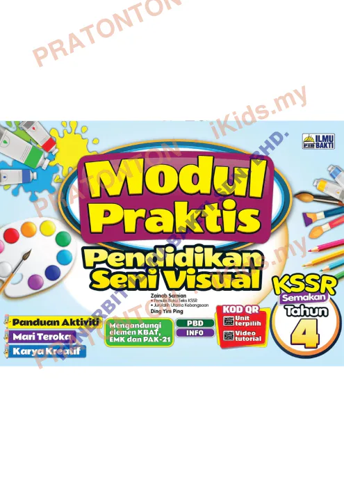Pratonton muka 1 lembaran Modul Seni Visual 1 — Pendidikan Kesenian Tahun 4
