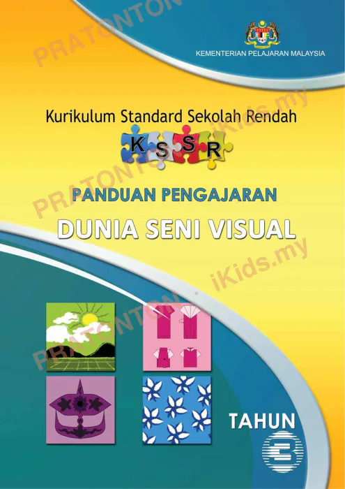 Pratonton muka 1 lembaran Modul Seni Visual — Pendidikan Kesenian Tahun 3