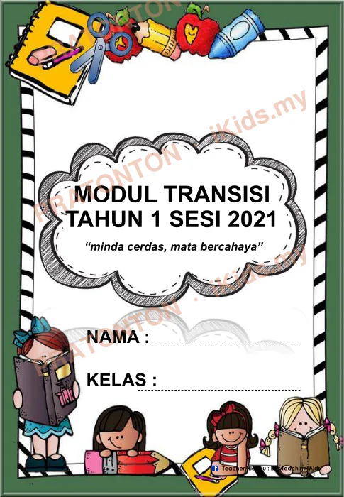 Pratonton muka 1 lembaran MODUL TRANSISI — Matematik Tahun 1