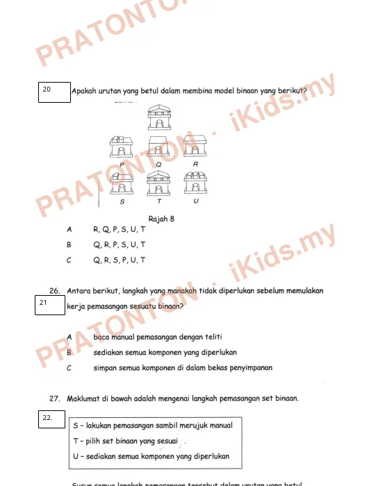 Pratonton muka 6 lembaran NAMA : ............................................................... — Sains Tahun 2