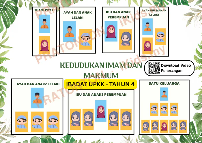 Pratonton muka 7 lembaran Nota Ibadah 1 — Pendidikan Islam Tahun 3