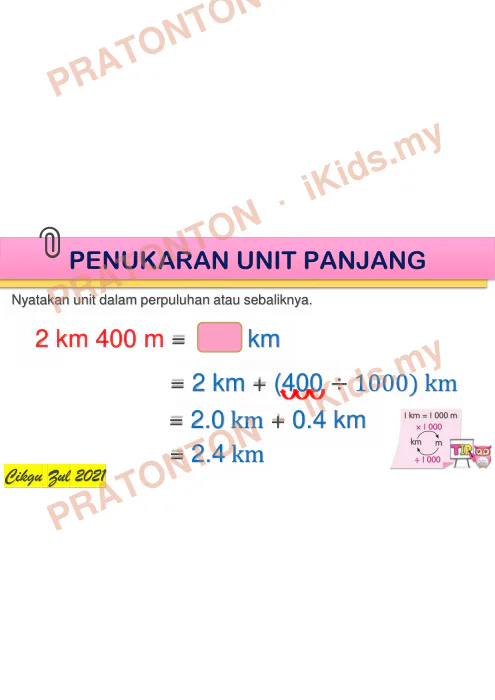 Pratonton muka 9 lembaran Nota Matematik Tahun 5 — Koleksi Cikgu Zul 2021 — Matematik Tahun 5