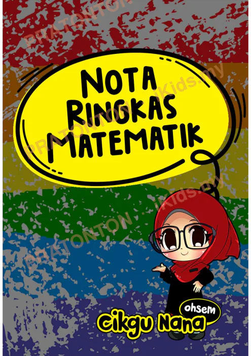 Pratonton muka 1 lembaran Nota Ringkas dan Tip Penting Matematik Tahun 6 — Matematik Tahun 6