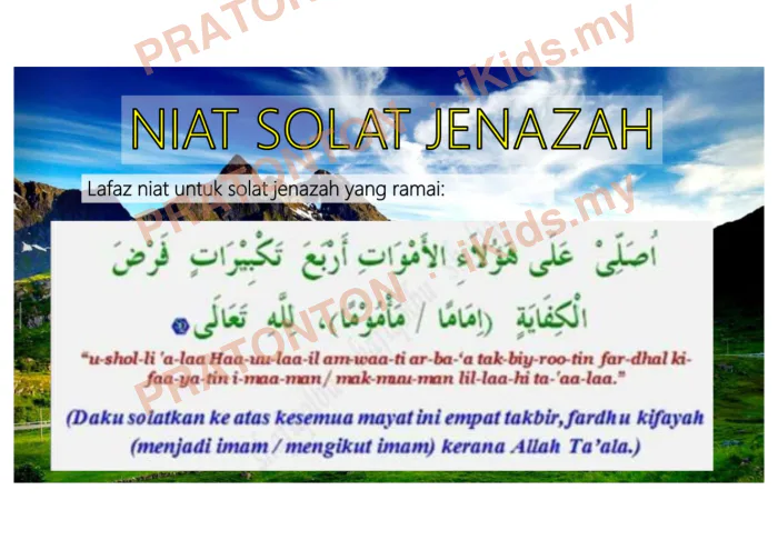 Pratonton muka 6 lembaran Nota Solat Jenazah Penghormatan Terakhir Tahun 6 — Pendidikan Islam Tahun 6