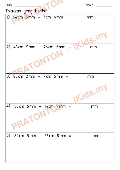 Pratonton muka 2 lembaran Part 2 Panjang Jisim Isipadu Cecair — Matematik Tahun 4