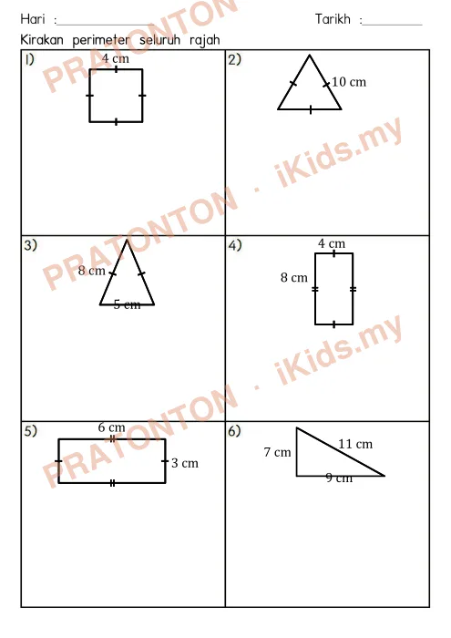 Pratonton muka 1 lembaran Part 3 Ruang — Matematik Tahun 4